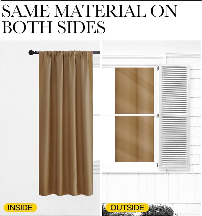 NICETOWN Room Darkening Curtains