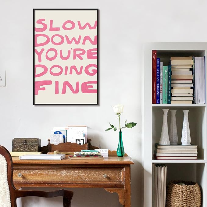 Daily Reminder Positive Canvas Wall Art, Positive Affirmations Wall Decor
