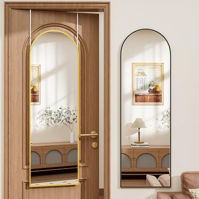 Rowjut Full Length Door Mirror, Wall Mounted Wall Mirrors, Cloakrooms