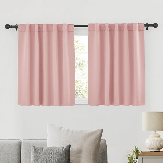 RYB HOME Bathroom Curtains Blackout