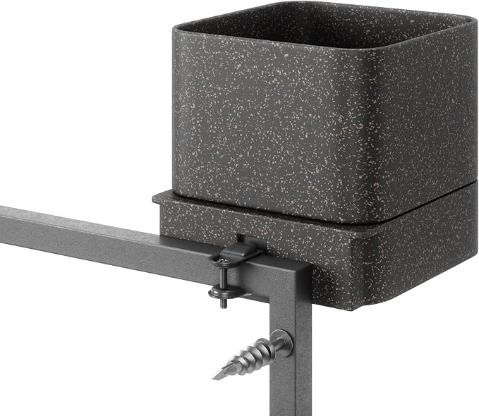 Umbra Cubiko Wall Planter with 4 Lightweight and Durable Pots
