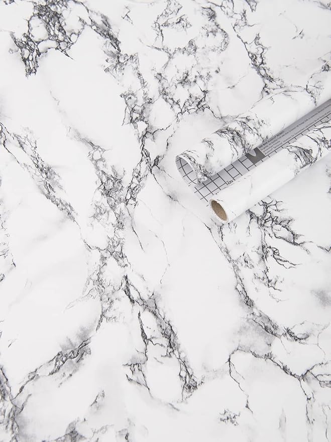 Art3d 17.3" x 120" Wall Panel Marble