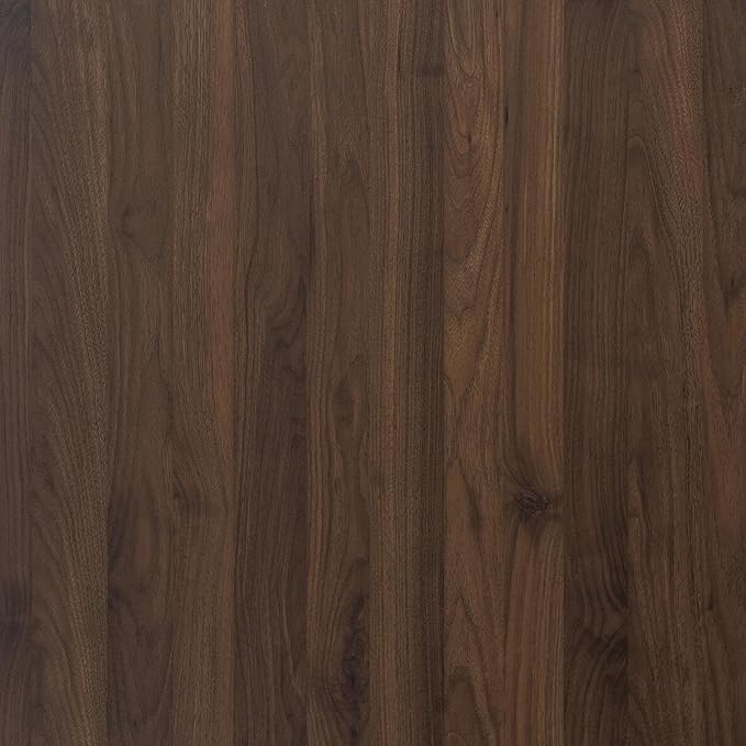 BOMENG Large Walnut Wood Contact Paper Matte 16"x591" Dark Brown Wood Wallpaper