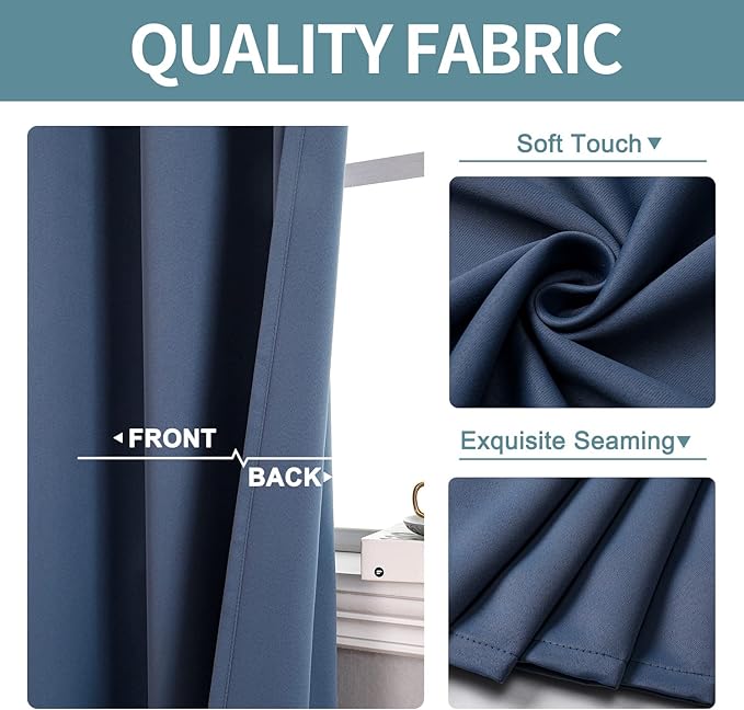 ChrisDowa Grommet Blackout Curtains