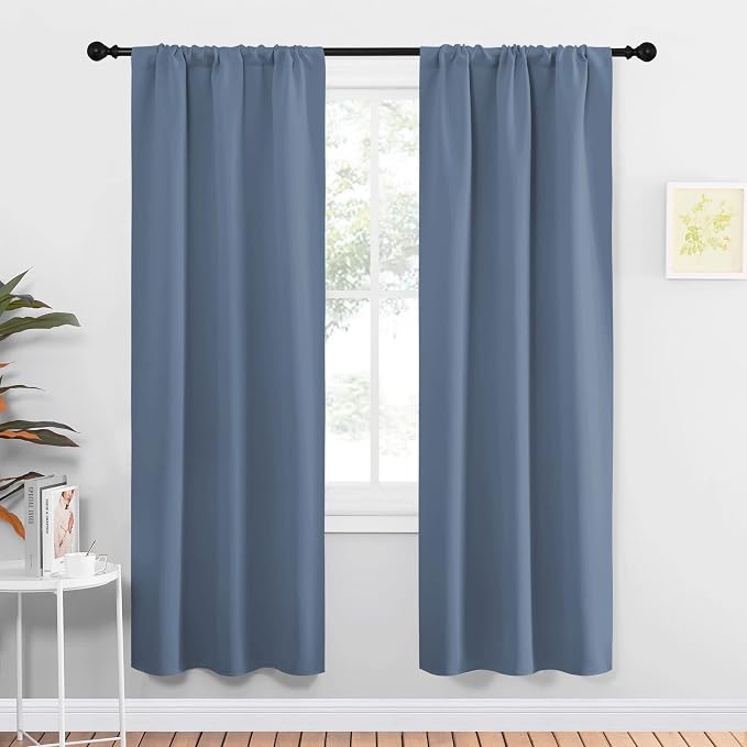 NICETOWN Blackout Curtains for Living Curtains, Home Decoration Solid Thermal