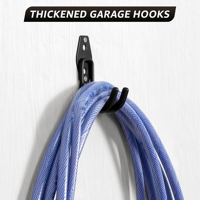 20 Pack Garage Hooks, Heavy Duty Steel Wall Mount Utility Hangers