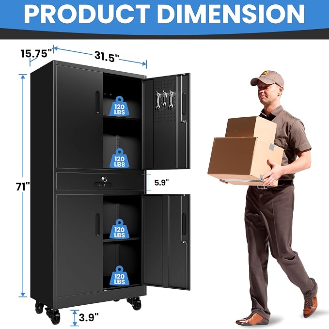 Metal Garage Storage Cabinet