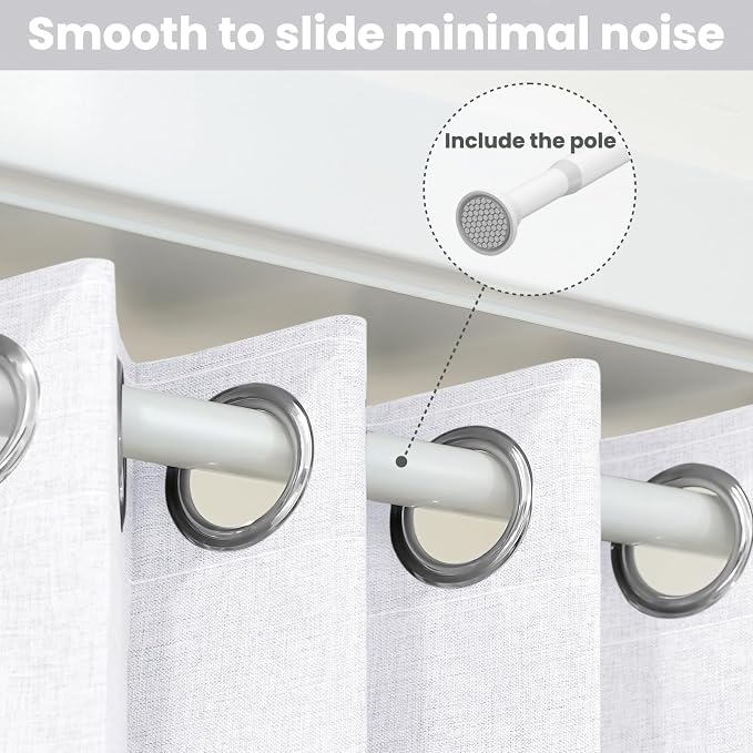 AJAZZ Blackout Magnetic Door Curtain