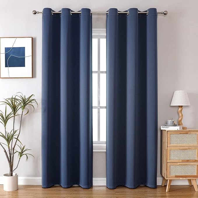 ChrisDowa Blackout Curtains 78 inches Long