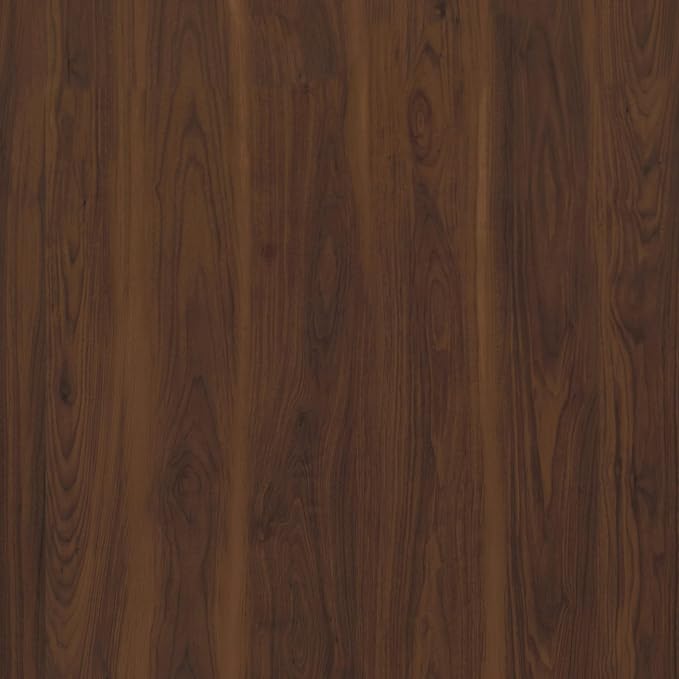 BOMENG Walnut Wood Contact Paper 16x197 inch Dark Brown Wood Wallpaper Peel and