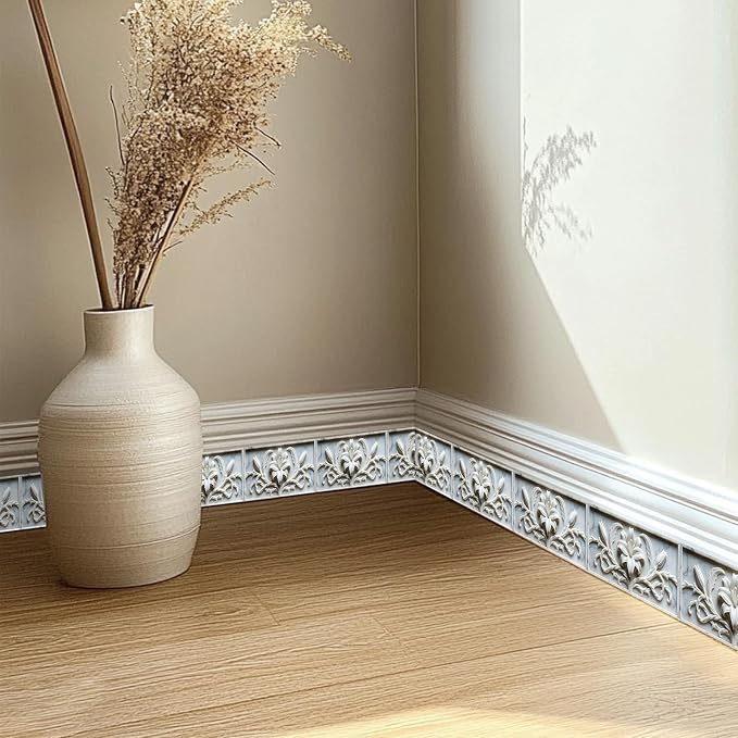HOMETITUTE Wallpaper Border 4x196 Inch Peel and Stick Wall Border Wallpaper