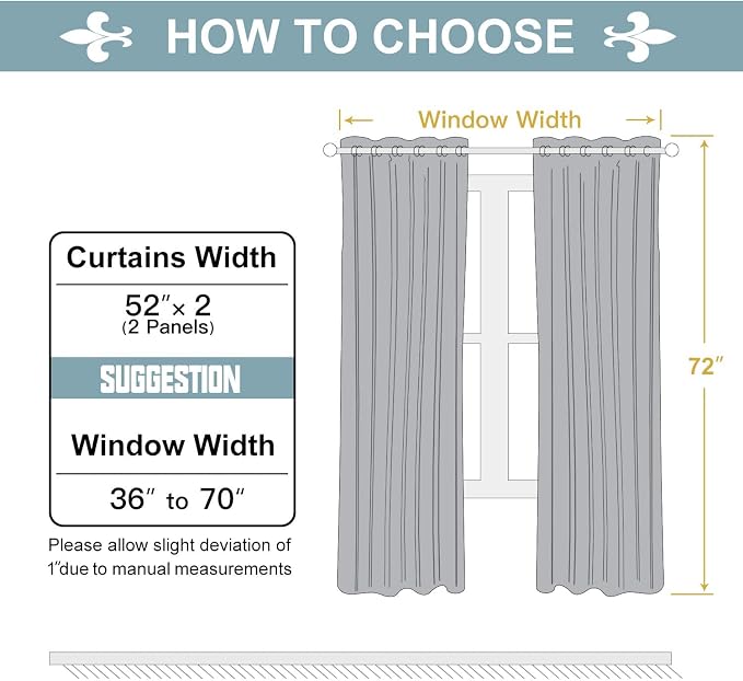 ChrisDowa Grommet Room Darkening Curtains