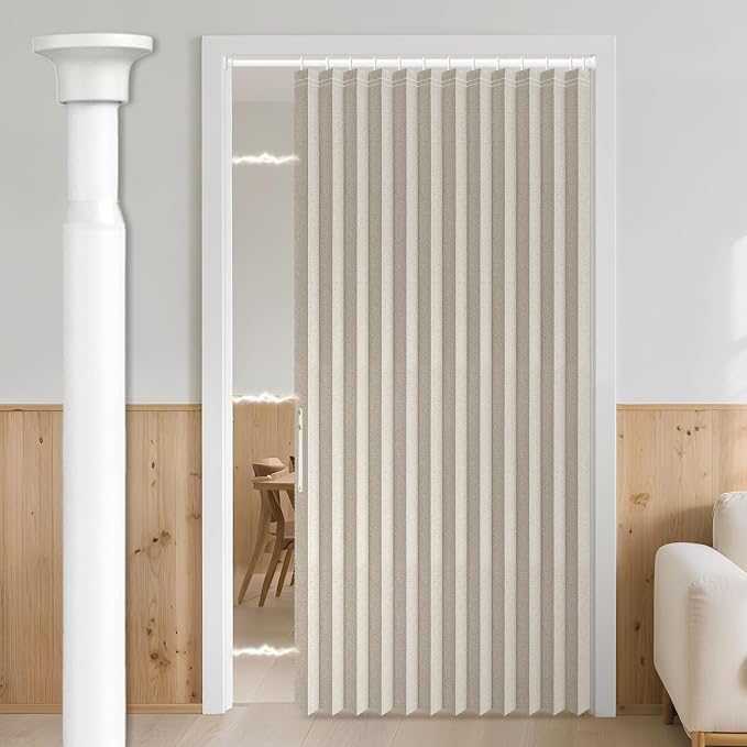 AJAZZ Blackout Door Curtain