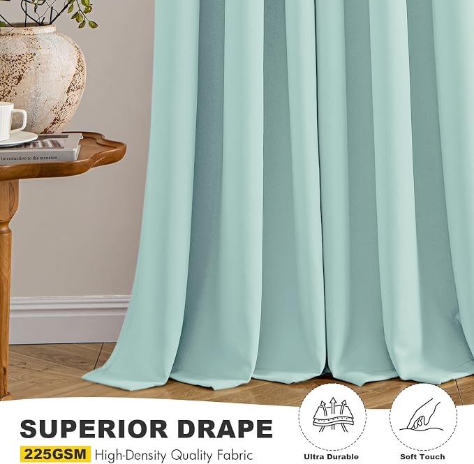 MIULEE Blackout Curtains for Bedroom Living Room 2 Panels, Thermal Insulated