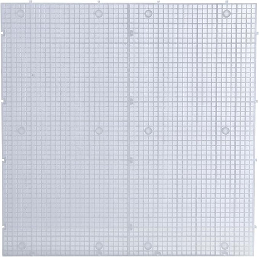 ALEGI Aquarium Grid Isolate Board Divider Fish Tank Bottom Black Filter Tray Plastic Crate (4pcs)
