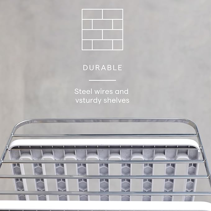 YouCopia UpSpace Cabinet Box Organizer, Adjustable Kitchen Pantry Shelf for Plastic Wrap and Foil Storage, Small Premium Edition