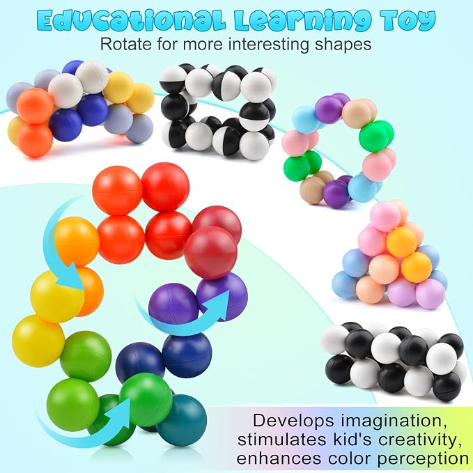 Yrissmiss 2PCS Autism Sensory Toys for Autistic Children, Sensory Fidget Toys for Kids Adults, Autism Learning Materials ADHD Fidget Toys Easter Basket Stuffers Gifts for Kids Boys Girls 3+ Year Old D