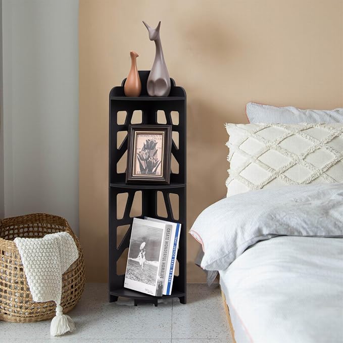 J JINXIAMU Corner Shelves, Corner Shelf Stand Waterproof Great