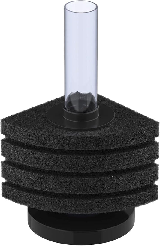 Pawfly Corner Sponge Filter Nano Quiet Betta Fry Shrimp and Small Fish Bio Foam Filter for Tiny Aquariums and Fish Tanks up to 10 Gallons (Air Pump Not Included)