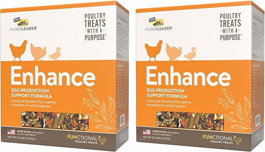 Enhance, Functional Poultry Treats for Egg Production & Quality, 3.5 lb (Pack of 2)