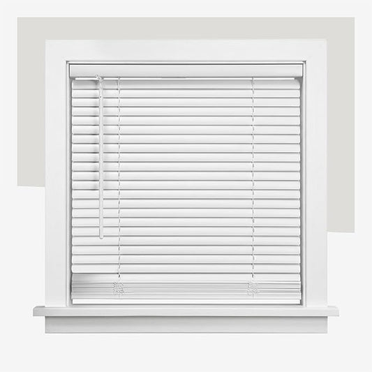 CHICOLOGY Cordless Mini Blinds for Indoor Windows, Light Filtering to Room