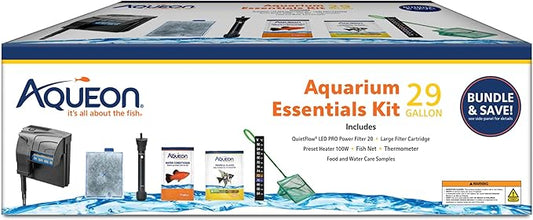 Aqueon Fish Tank Aquarium Essentials Starter Kit for 29 Gallon Tanks