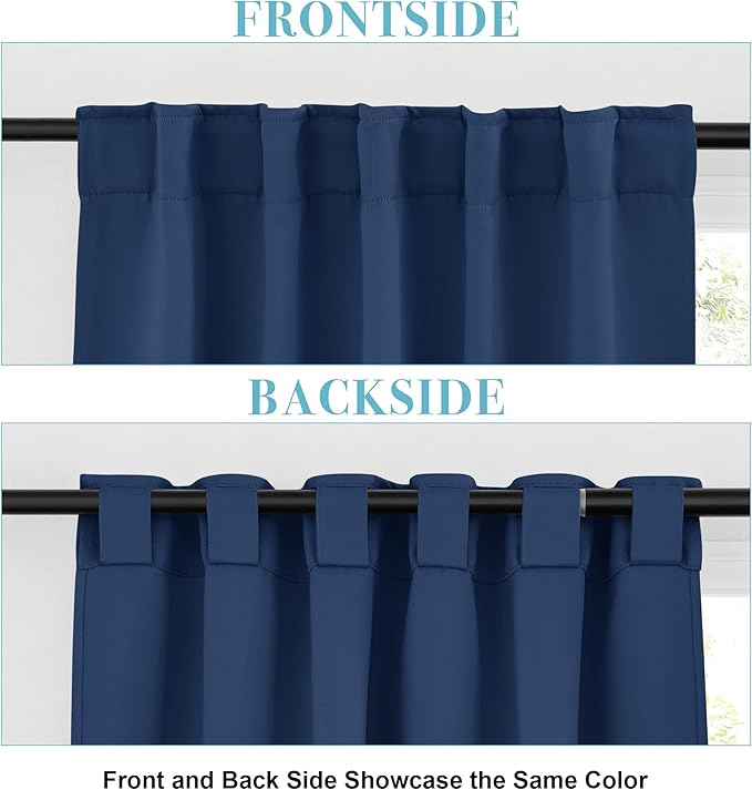 RYB HOME Blackout Curtains for Bedroom