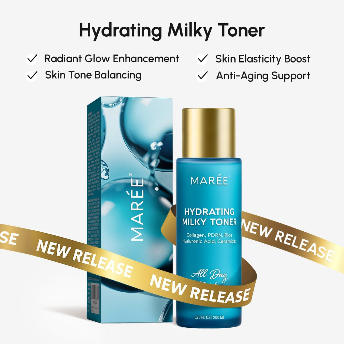 MAREE Toner Glycolic Acid Exfoliating Toner for Face Acido Glicolico para Manchas