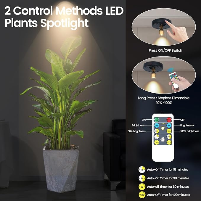 HAMVIDNE LED Spotlight, Rechargeable Battery Spot Lights