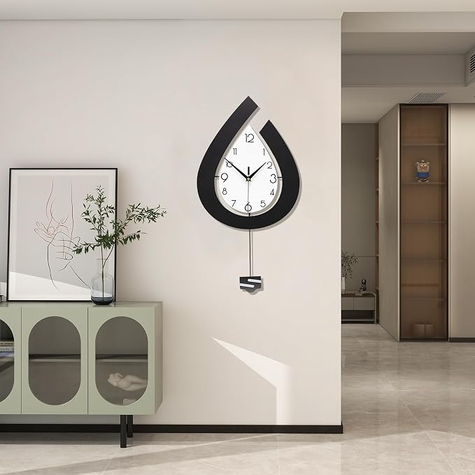 Large Wall Clock for Living Room Decor Big Decorative Pendulum Modern Wall