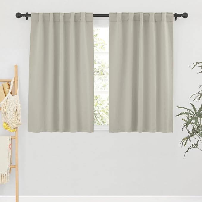 RYB HOME Blackout Curtains for Bedroom, Window Shades Thermal Insulating