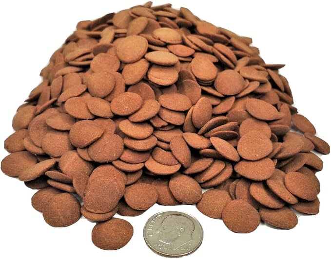 Aquatic Foods Inc. Ultra Multi-Shrimp 12-1/2" Small Sinking Wafers for Bottom Fish, Shrimp, Snails, Crabs, Crayfish, All Tropical Fish...2-lb Med Jar