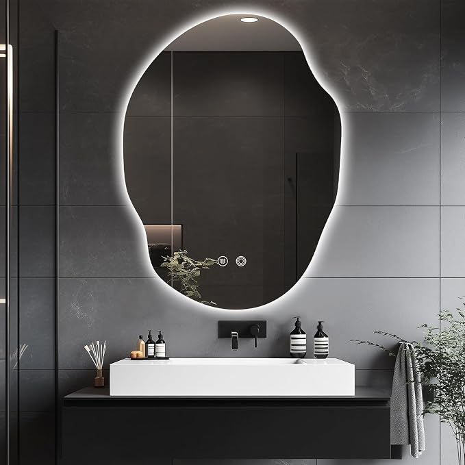 Irregular LED Bathroom Mirror