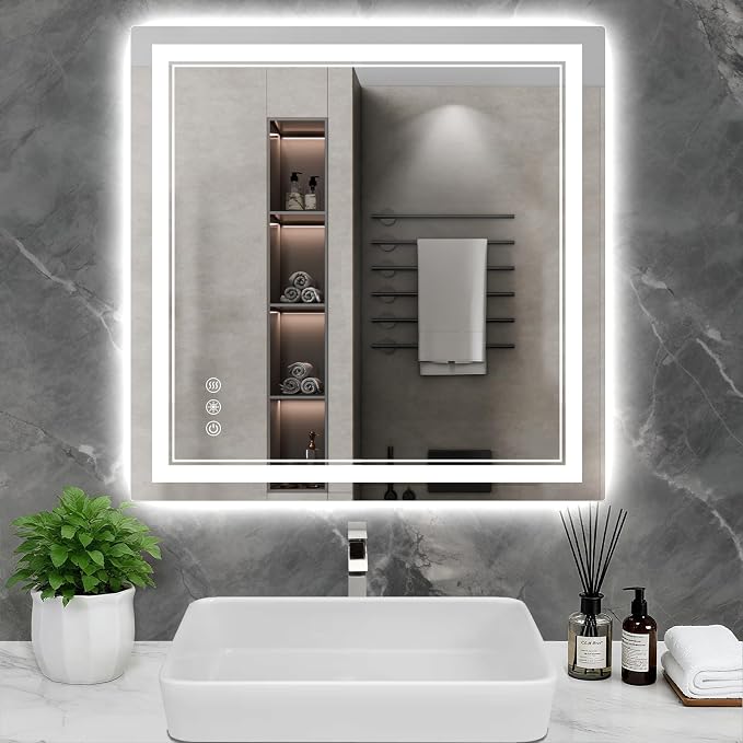 36x36 Inch LED Bathroom Mirror