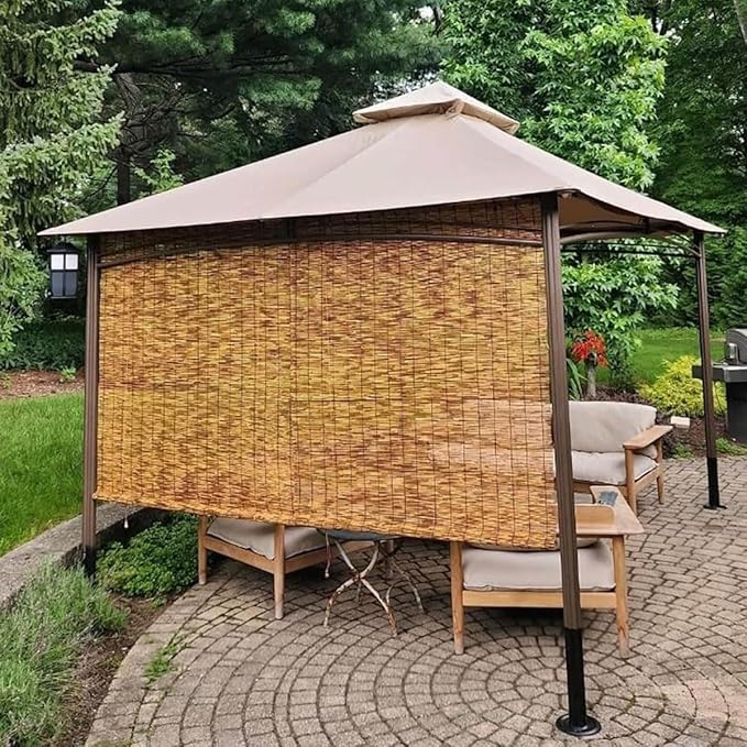 Bamboo Blinds for Patio, Outdoor Bamboo Roll up Shades, Waterproof Cordless