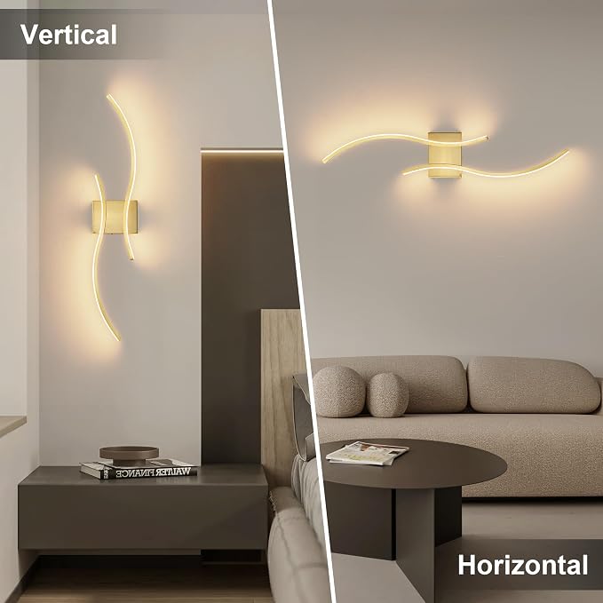 Battery Operated Wall Sconces Set of Two