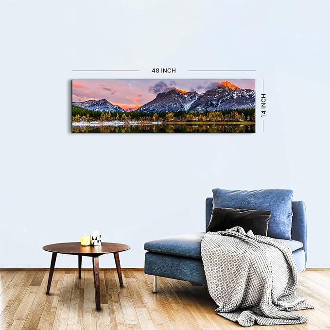 Sunset Landscape Canvas Wall Art