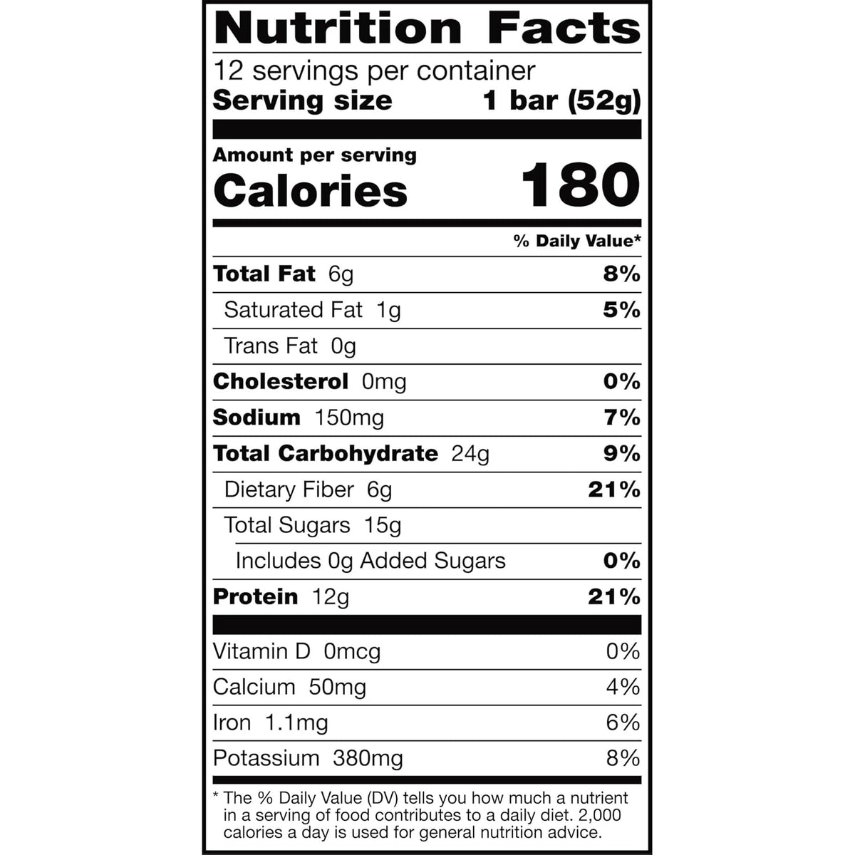 RXBAR Blueberry Protein Snack Bars, 22oz Box, 12 Count, Gluten Free, Kosher Pareve