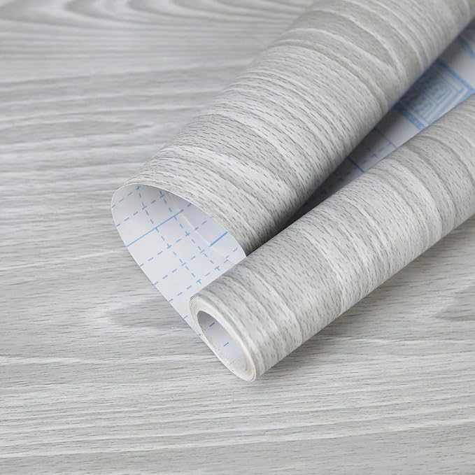 practicalWs Grey Wood Wallpaper 17.7''×590.5''