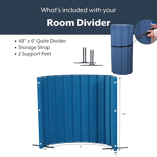 Angeles 48" x 6' Quiet Divider