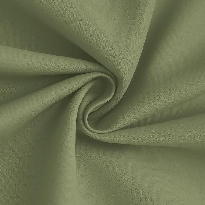 Yakamok 100% Blackout Curtain Panels 63 inches Cold and Light Blocking Drapes