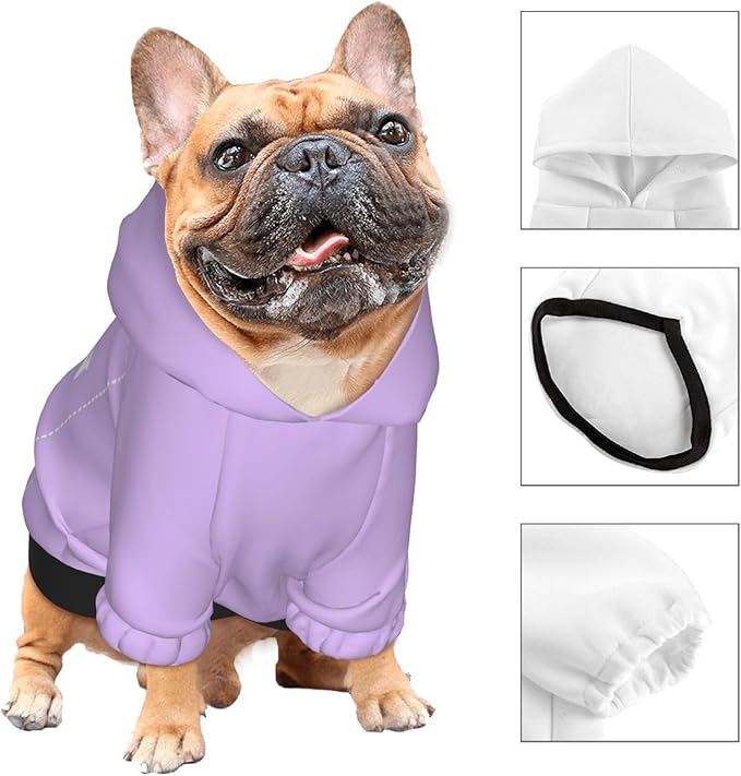 Dog Costume, Custom Dog Hoodie, Dog Name Costume Holiday Pet Pajamas Outfit, Personalized Pet Coat Costumes for Small Medium Large Dogs and Cats for Winter, TaroMilk, M