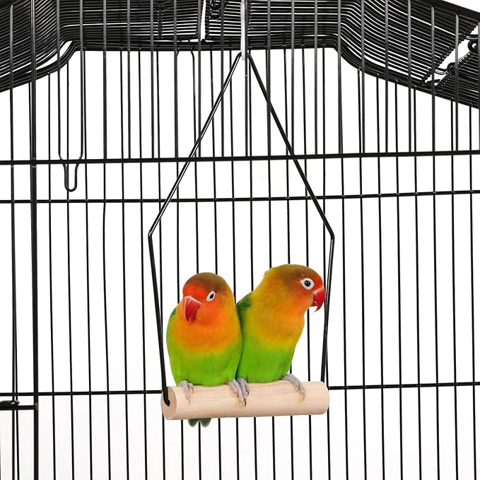 Yaheetech 67.5inch Height Extra Large Bird Cage Cockatiel Cage Metal Parrot Cage w/Slide-Out Tray & Feeders & Detachable Rolling Stand