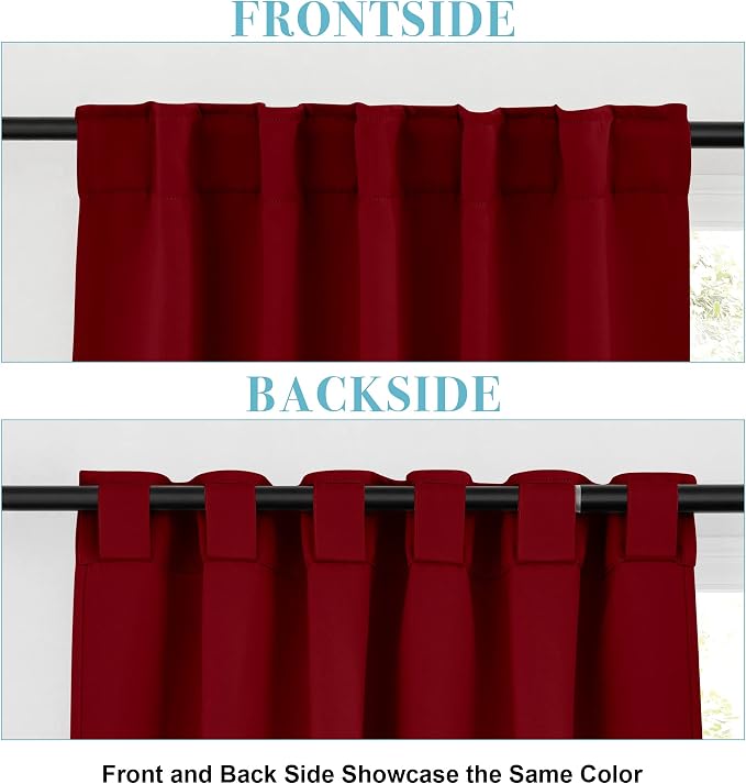 RYB HOME Bathroom Curtains Blackout