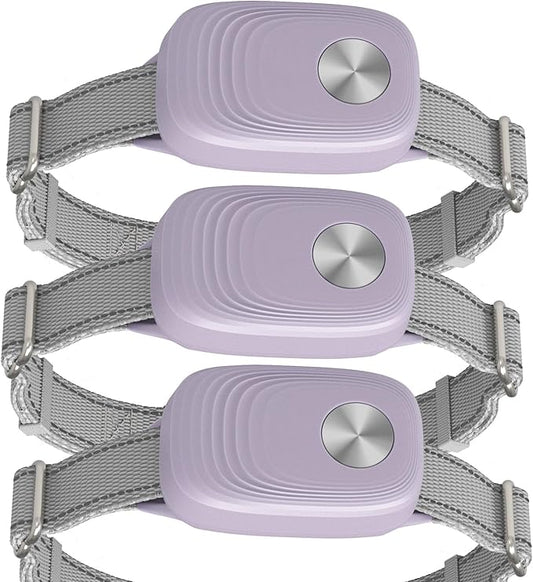 Automatic Pet Door Collar - Compatible with High Tech Pet Doors (Replaces MS-4, MS-5), Purple, 3PK