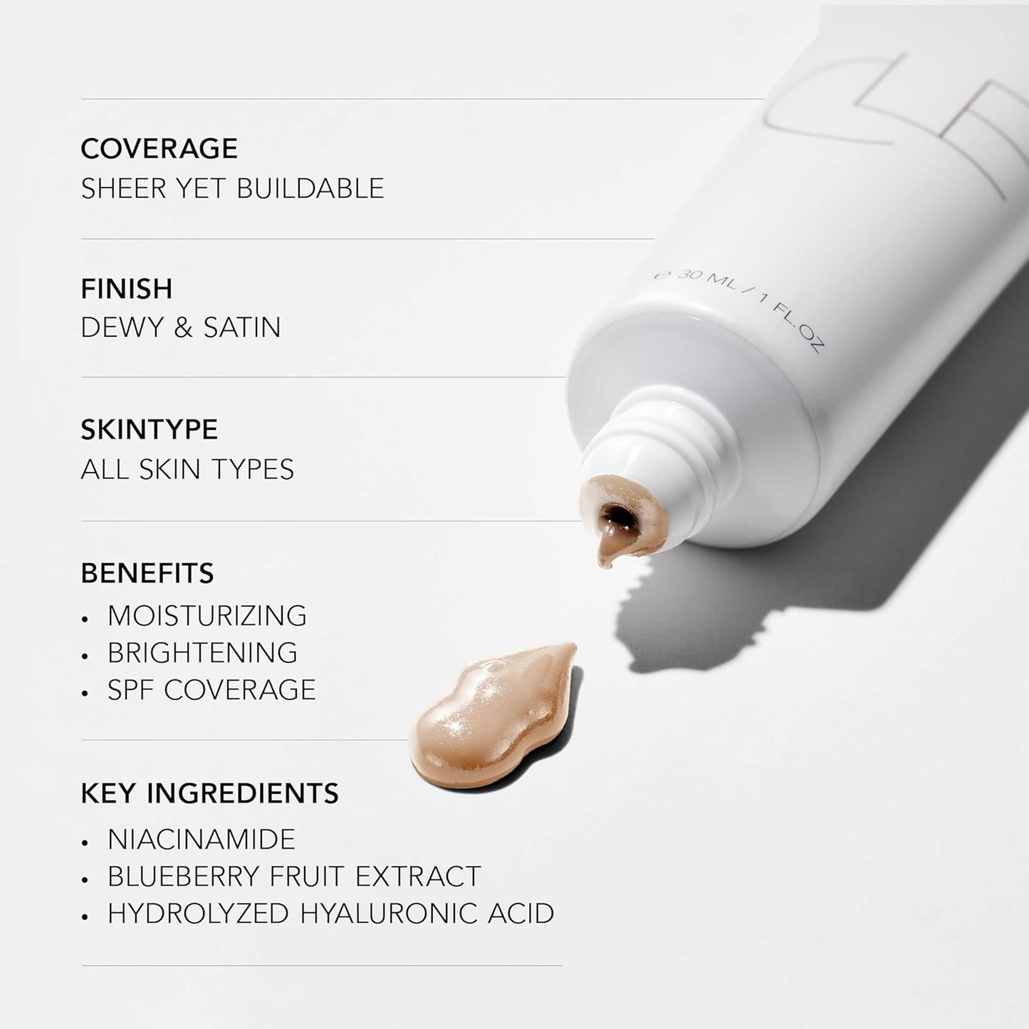 CLE Cosmetics CCC Cream (Neutral Deep 503 / SPF 30) - Color Correcting With Sunscreen - Lightweight, Hydrating Foundation - BB & CC Hybrid - Light to Medium Coverage - 1 fl oz