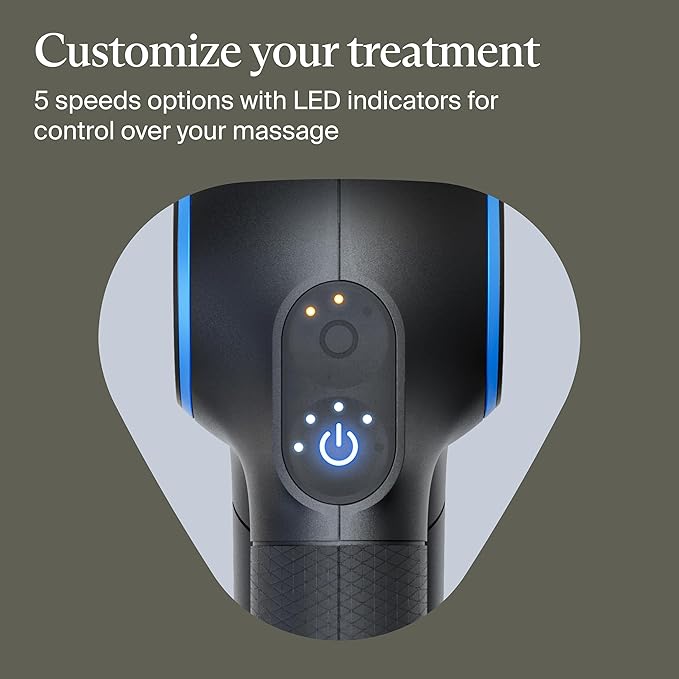 TheraGun Therabody Prime (5th Generation) - Deep Tissue Percussion Therapy Massage Gun - Bluetooth Enabled, Personal Massager for Pain Relief in Neck, Back, Leg, Shoulder and Body (Black)