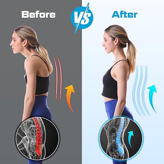 NEENCA Professional Back Brace for Herniated Disc, Lower Back Pain Relief, Lumbar Strain | Adjustable Lumbar Support Belt for Men and Women | Ideal for Work, Lifting, Posture Correction, Sciatica, Scoliosis (Gray, Large)