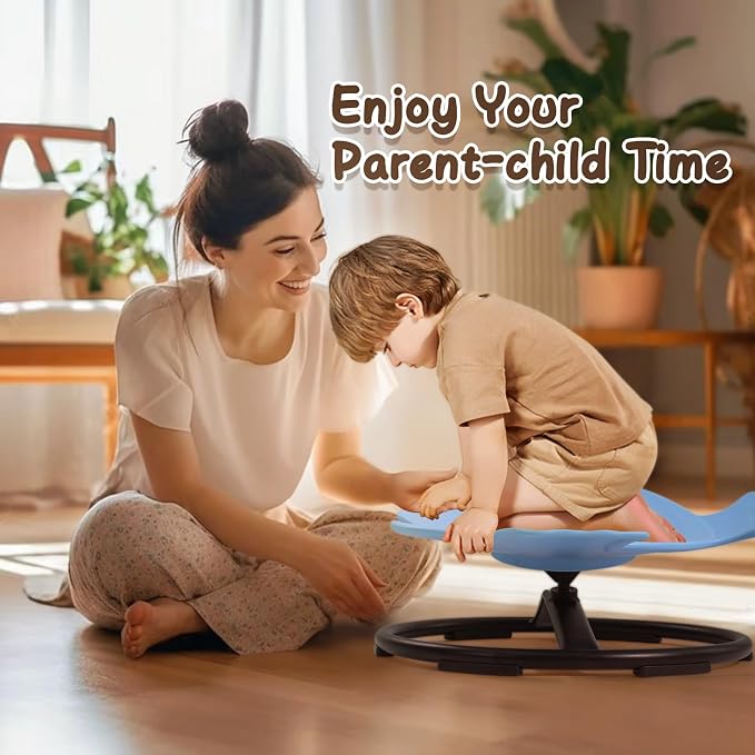 Sensory Spinning Chair for Kids with Autism | Toddler Sit and Spin ADHD Chair for Autistic Children 3+, Sensory Room Must Haves, Improves Balance & Motion Relief