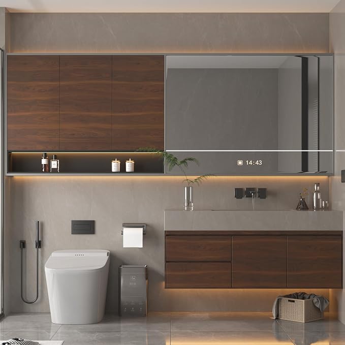 BOMENG Walnut Wood Contact Paper 16x197 inch Dark Brown Wood Wallpaper Peel and